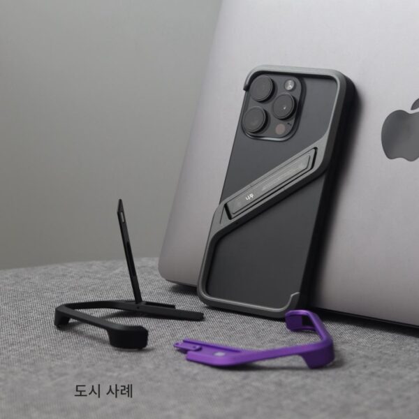 어반 케이스 [S] 시리즈 히든 브라켓 알루미늄 합금 프레임리스 아이폰16프로맥스 애플15프로 메탈 홀로우 방열 보호 커버 개성 크리에이티브 낙하 방지