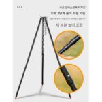 야외 캠핑 냄비 받침대 삼각대 휴대용 연소 스토브 모닥불 받침대 삼각대 캠핑 피크닉 용품 장비 - 이미지 3