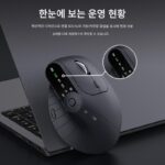 Monster M2pro 무선 마우스 인체공학적 수직 충전 2.4G 블루투스 장시간 배터리 수명 컴퓨터 사무실 홈