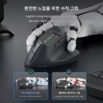 Monster M2pro 무선 마우스 인체공학적 수직 충전 2.4G 블루투스 장시간 배터리 수명 컴퓨터 사무실 홈 - 이미지 2