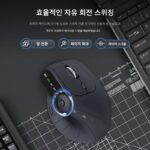 Monster M2pro 무선 마우스 인체공학적 수직 충전 2.4G 블루투스 장시간 배터리 수명 컴퓨터 사무실 홈 - 이미지 3