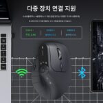 Monster M2pro 무선 마우스 인체공학적 수직 충전 2.4G 블루투스 장시간 배터리 수명 컴퓨터 사무실 홈 - 이미지 5