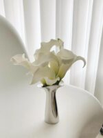 조지 제이슨 꽃병 스테인리스 스틸 조명 럭셔리 유럽 스타일 침실 홈 꽃꽂이 식탁 거실 장식 이사 선물 - 이미지 2