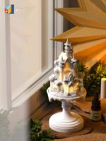 더스트 마켓 페어리 테일 타운 플라스터 터치 아로마테라피 램프 침실 침대 옆 분위기 에센셜 오일 디퓨저 나이트 라이트 장식 선물 - 이미지 3