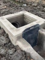 플라스틱 논 배출 게이트 복합 소재 hdpepvc 골판지 파이프 농경지 관개 운하 게이트 밸브 휴대용 - 이미지 5