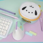 한국어 헬로키티 인체공학적 크리에이티브 수직 그립 마우스 무소음 무선 블루투스 마우스 사무실용 - 이미지 2