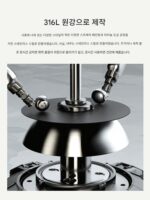 일본산 스테인리스 스틸 프라이팬 316 식품등급 두꺼운 노스틱 팬 가정용 유도 쿠커 특수 무코팅 프라이팬 - 이미지 5