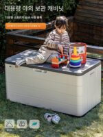 야외 보관함 방수 선크림 정원 안뜰 테라스 보관 야외 발코니 장난감 잡화 방수 사물함