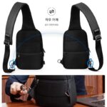 MARK RYDEN 가슴 가방 다기능 패션 메신저 가방 트렌디 학생 새로운 방수 옥스포드 천 어깨 가방 - 이미지 4