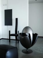 공룡알 쓰레기통 홈 주방 거실 침실 조명 럭셔리 고급 고가 회전 분류 계란형 수납통 - 이미지 3