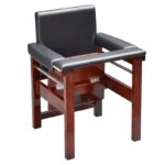 법원 법원 피고인 테이블 및 의자 플립 시트 죄수 의자 등받이 소프트 팩 견고한 목재 서 있는 죄수 의자 - 이미지 3