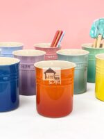 르크루제 프렌치 쿨컬러 젓가락 튜브 대용량 주방 주걱 보관 튜브 가정용 다기능 도구통 - 이미지 3