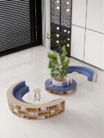 크리에이티브 유치원 소파 벤치 도서관 책장 S자형 크리에이티브 다기능 학교 훈련 센터 디스플레이 스탠드