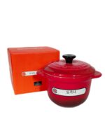 프랑스 LE CREUSET 쿨 컬러 스튜 냄비 가정용 언더글레이즈 컬러 물 스튜 ​​뚜껑 디저트 더블 귀 스튜 냄비 라드 탱크 - 이미지 5