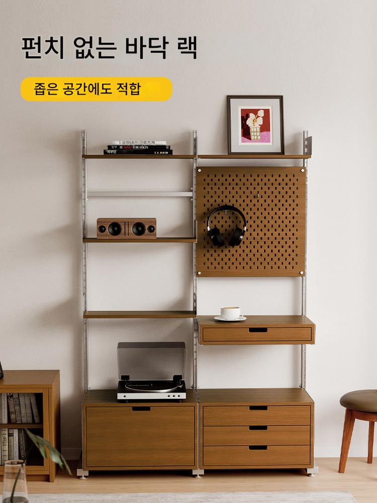 main_827881001305_0-1 vitsoe606 트랙 책장 앤틱 벽걸이 선반 바닥 디스플레이 랙 홈 조절식 한 단어 파티션 - 이미지 1