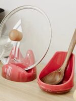 프랑스 쿨 컬러 LE CREUSET 세라믹 좌식 테이블 냄비 뚜껑 랙 그라데이션 스푼 홀더 프랑스 수프 스푼 홀더 - 이미지 4