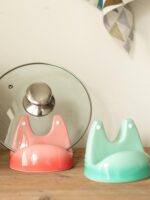 프랑스 쿨 컬러 LE CREUSET 세라믹 좌식 테이블 냄비 뚜껑 랙 그라데이션 스푼 홀더 프랑스 수프 스푼 홀더 - 이미지 5