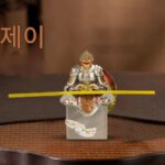 블랙 신화 오공 수제 원숭이 왕 중국 장식품 썬 오공 게임 주변 동상 골든 후프 다크 - 이미지 3