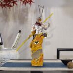 블랙 신화 오공 수제 원숭이 왕 중국 장식품 썬 오공 게임 주변 동상 골든 후프 다크 - 이미지 4