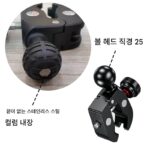 GoPro DJI insta360 X3 X2 스포츠 카메라 오토바이 라이딩 도난 방지 강력 클램프 브라켓에 적합 - 이미지 2