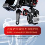 GoPro DJI insta360 X3 X2 스포츠 카메라 오토바이 라이딩 도난 방지 강력 클램프 브라켓에 적합 - 이미지 3