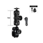 GoPro DJI insta360 X3 X2 스포츠 카메라 오토바이 라이딩 도난 방지 강력 클램프 브라켓에 적합 - 이미지 5