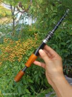 휴대용 텔레스코픽 루어로드 ML 조정 종합 유니버셜 슬라이딩 플로트 로드 솔리드 카본 초단형 미니 낚싯대 - 이미지 4