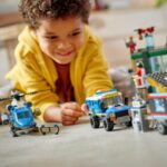 레고 시티 시리즈 경찰 은행 추격전 60317 경찰차와 비행기 소년 조립 빌딩 블록에 적합합니다. - 이미지 2