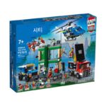 레고 시티 시리즈 경찰 은행 추격전 60317 경찰차와 비행기 소년 조립 빌딩 블록에 적합합니다. - 이미지 3