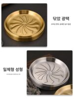 한국식 304 스테인리스 핫팟 조리용 접시 바베큐 원형 접시 상업용 뷔페 접시와 겹칠 수 있음 - 이미지 4