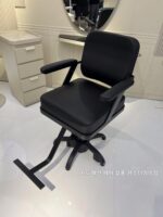 전동 리프트 이발소 의자 미용실 전용 고급 헤어 커팅 의자 VIP 룸 미용실 퍼머 및 염색 의자 다기능 - 이미지 2