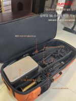 돌 두껍게 접을 수 있는 트롤리 풀리 백 2025년 신형 전기 블로우파이프 백 아자화 메이 루오란 유니버설 백팩 - 이미지 3