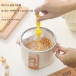 팝콘 머신 반자동 수동 크랭크 소형 미니 홈 어린이 선물 기름만 있으면 되고, 설탕과 양념을 더하면 스톨을 세울 수 있습니다. - 이미지 4