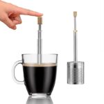 스테인리스 스틸 커피 프레스 필터 FinalPress 필터 티 메이커 텔레스코픽 휴대용 커피 양조기