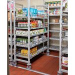 CAMBRO 하이엔드 시리즈 스토리지 랙 고밀도 플로어 레일 모바일 랙은 공간 활용도를 50% 증가시킵니다. - 이미지 2