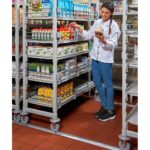 CAMBRO 하이엔드 시리즈 스토리지 랙 고밀도 플로어 레일 모바일 랙은 공간 활용도를 50% 증가시킵니다. - 이미지 4