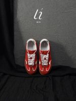 [마오마오자] 새해 한정판丨빨간색 데쉰 여성용 신장 증가 신발 2025년 봄 두꺼운 밑창 정품 가죽 캐주얼 신발