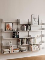 지우 스페이스 월 프리 콤비네이션 스토리지 랙 다기능 디스플레이 디스플레이 랙 크리에이티브 원워드 파티션 랙 - 이미지 2