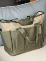 Amazon 실용적인 가방 도구 가방 토트백 튼튼한 옥스포드 천 방수 다중 포켓 대용량 안감 포함 - 이미지 2