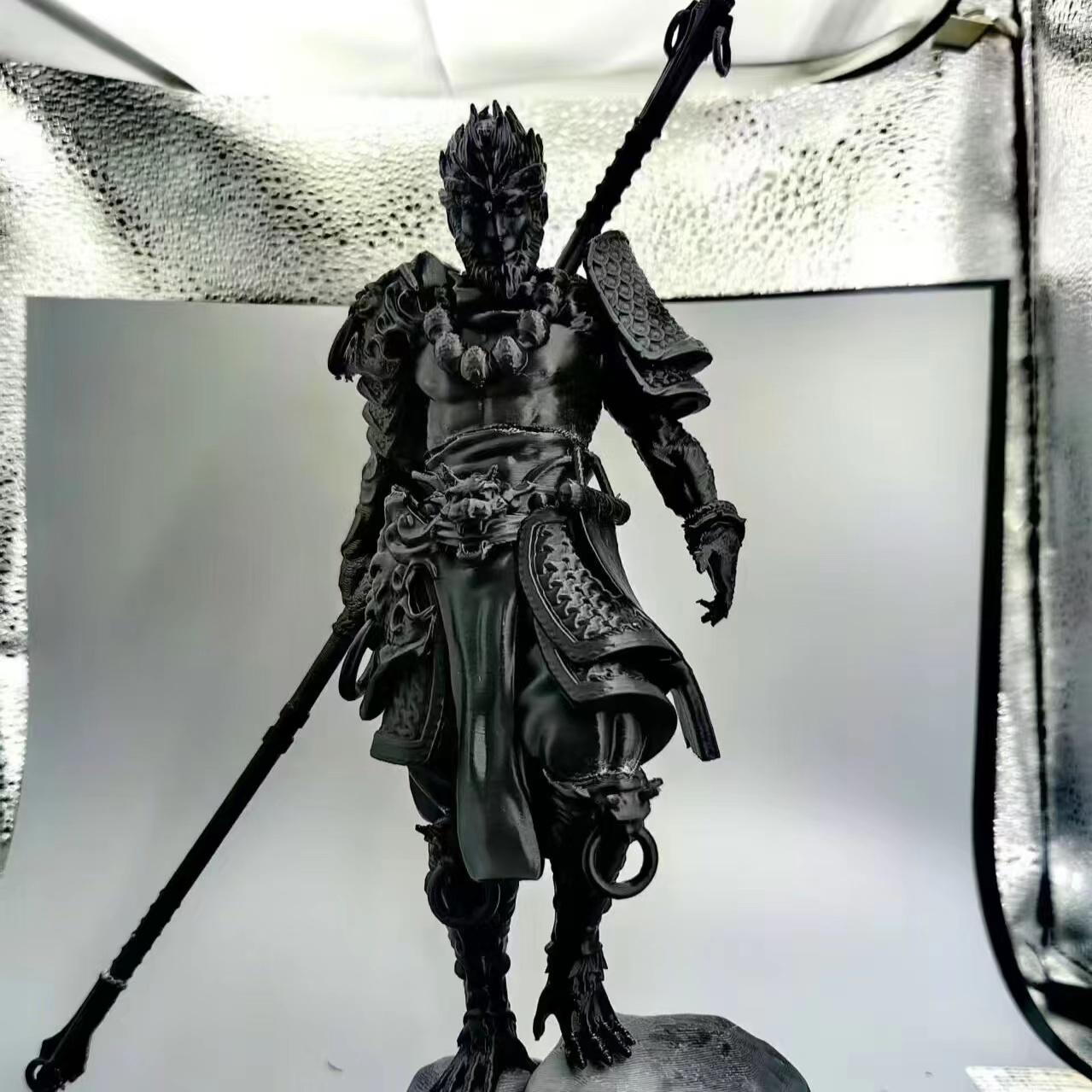 main_830058239481_0-1 3D로 인쇄된 블랙 신화 게임 손오공 컬렉션은 손으로 만든 서유기, 신성한 부처와 싸우는 것, 손으로 만든 장식품 장난감으로 구성되어 있습니다. - 이미지 1