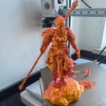 3D로 인쇄된 블랙 신화 게임 손오공 컬렉션은 손으로 만든 서유기, 신성한 부처와 싸우는 것, 손으로 만든 장식품 장난감으로 구성되어 있습니다. - 이미지 4