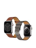 Apple Watch 정품 가죽 스트랩 통기성 Iwatch4/5/6/7/8/9/10 세대 Ultra에 적합 - 이미지 5