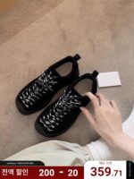 홍콩 라운드 헤드 여성용 야외 스포츠화 2025년 봄과 가을 미끄럼 방지 내마모성 레저 하이킹 커플 남녀 하이킹화