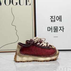 두꺼운 밑창 레트로 바오터우 포레스트 검프 슈즈 여성용 가을 2024 신상 한국 레이스업 핸드메이드 정품 가죽 스포츠 아빠 슈즈 여성용