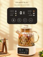 독일 건강 냄비 다기능 홈 소규모 사무실 전면 유리 새로운 티 메이커 주전자 꽃 티포트 - 이미지 5