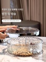 Miazya 독일산 가벼운 고급 밀폐형 디스플레이 플레이트 새해 말린 과일 플레이트 보관 상자 홈 거실 커피 테이블 고급 과일 플레이트 - 이미지 2
