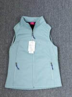 외국 무역 꼬리 상품 여성 가을과 겨울 스타일 스탠드업 칼라 플러스 벨벳 조끼 야외 달리기 방풍 스포츠 조끼 소프트 쉘 재킷 - 이미지 4