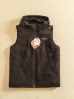 외국 무역 꼬리 상품 가을과 겨울 남성 따뜻한 분리형 후드 코튼 조끼 안감 열 잠금 온도 방풍 색상 매칭 조끼 - 이미지 4