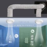 1대2 호텔엔지니어링 스플릿덕트팬 욕실주방 강력배기 1대1환기팬 - 이미지 2