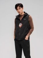 외국 무역 꼬리 상품 가을과 겨울 남성 따뜻한 분리형 후드 코튼 조끼 안감 열 잠금 온도 방풍 두꺼운 조끼